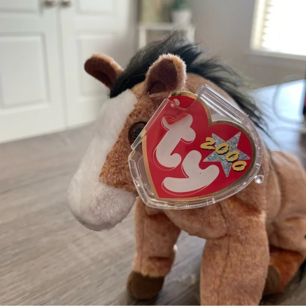 Oats 2000 TY Beanie Babies Collectable Horse Plush